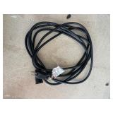Black 2-Prong Electrical Extension Cord
