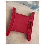 Red Plastic Slotted Organizer Support Panel