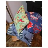 Set of 3 Decorative Fabric Items: Christmas Cardin