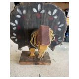 Rustic Wooden Folk Art Turkey Decor