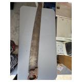 Large Vintage Crosscut Hand Saw with Wooden Handle