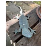 Painted Gecko Lizard Decorative Figure