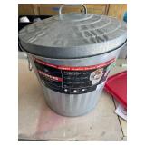 Behrens 10 Gallon Galvanized Metal Trash / Utility