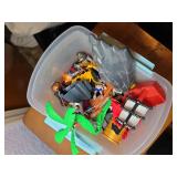 Assorted Plastic Toy Figures and Playset Accessori