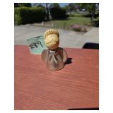Vintage-Style Angel Figurine with Cream Head and M