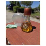 Set of Two Glass Bottles: Frosted and Tauro Classi
