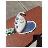 AQUAVOX Portable Shower Radio with Integrated Mirr