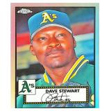 2021 Topps Chrome Dave Stewart