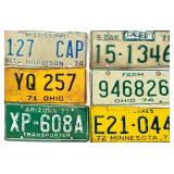 Vintage License Plate Collection