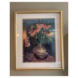 Framed Floral Print - 18” x 22”