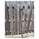 3 Shepard’s Hooks Trellis and Decorative Bell