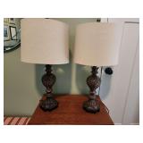 Pair of Table Lamps - 25' each