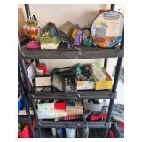 Contents of 4 Shelves Bird Feeders Hand Tools Hardwares