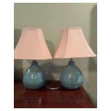 Pair of Ceramic Lamps 21”