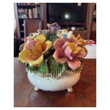 Italian Made Ceramic Flowers - 10”H