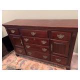 Kincaid Bedroom Suit Dresser 64”x19”41” Dresser with Mirror 72”x19”x89” Nightstands 36”x18”32”