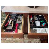Contents of 2 Drawers - assorted kitchen utensils