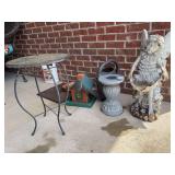 Side Table and Outdoor Decor