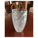 8”H Crystal Flower Vase