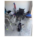 Senior Care Kit Wheel Chair Walker Walking Boots Stool