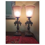 2 Upright Accent Table Lamps18'H each