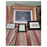 Assorted Artwork - Framed Oak Alley Plantation, 2 Delta Queen, Language of the Fan