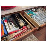 Contents of 2 Drawers - assorted kitchen utensils