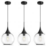 Pendant Lights Kitchen Island: 3 Pack Black Light