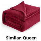Bedsure Blankets for Bed Queen Size - Fleece Cozy