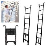JADDUO Telescoping Ladder,8.5 FT Extension Ladder,