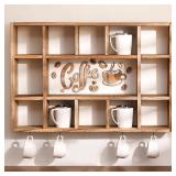 Cinnvoice Extra Large Coffee Cup Display Rack for