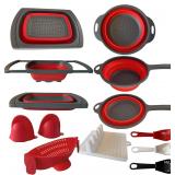 BaraBara Silicone 10 pcs Telescopic Collapsible St