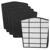 1 Pack HP800 True HEPA Replacement Filter Compatib