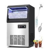 Commercial Nugget Ice Maker Machine with 12Lbs Sto