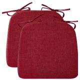 Ruqmuis Chair Cushions for Dining Chairs, 2' Thick