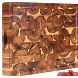 XL Acacia End Grain Wood Cutting Board (20x15x1.5i