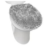 Town And Country Noodle Lt Grey Toilet Lid Cover