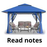 CROWN SHADES 13x13 Pop Up Gazebo, Canopy Tent, Gaz