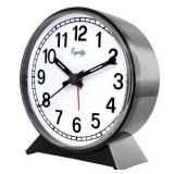 Equity By La Crosse 14075 Black Analogue Wind-up A