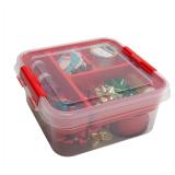 Simplify Medium Red Tote with Standard Snap Lid