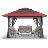 CROWN SHADES 13x13 Pop Up Gazebo, Canopy Tent, Gaz