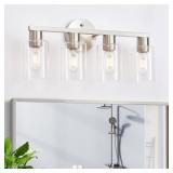 4 Light Bathroom Vanity Light, Farmhouse Bathroom
