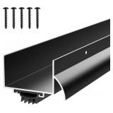1-3/4' x 36' U Shaped Aluminum Door Sweep with Dri
