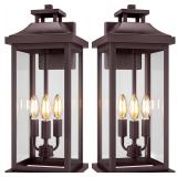 VenzBlomia 20' Oil Rubbed Bronze Outside Lighting