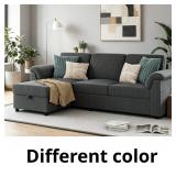 Vongrasig 79' Convertible Sectional Sofa Couch, 3