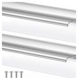 Hicarer 2 Pcs 25' Chrome Framed Shower Door Replac