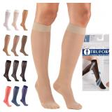 Truform Sheer Compression Stockings, 15-20 mmHg, W