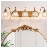 Gold Vanity Light, Vintage Bathroom Light Fixtures