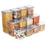 T&D HOME GOODS Storage Jars with Lid, Airtight, Se