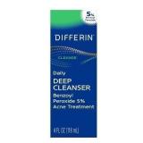 Differin Daily Acne Face Wash Cleanser with Benzoy